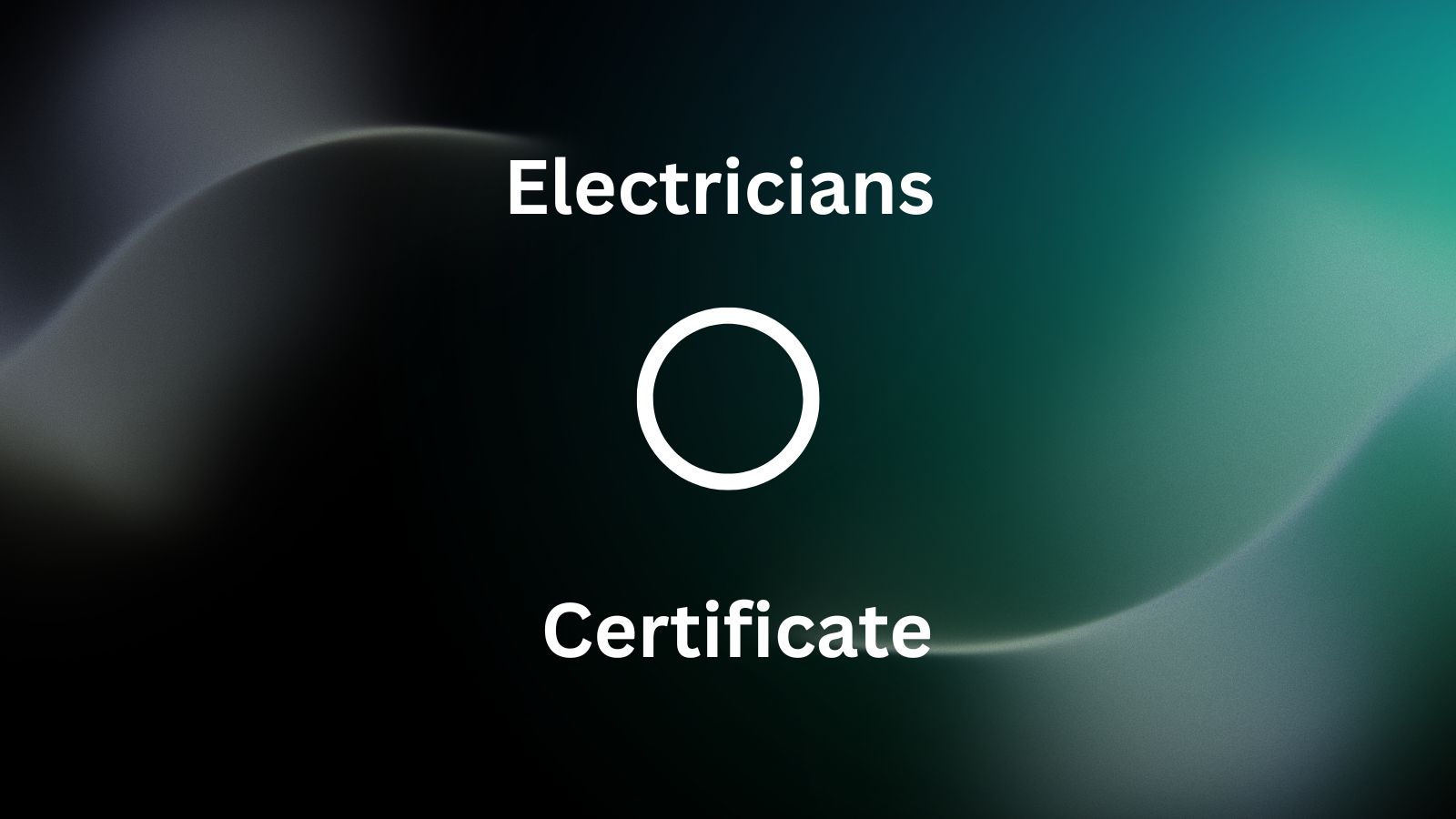 The Voltage of Being: Electrician Orientation Certification